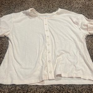 Button up tshirt